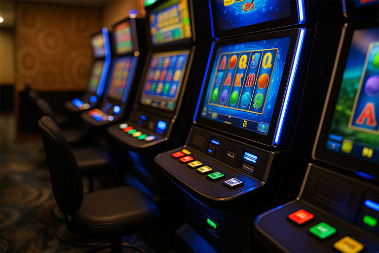 a generic queensland pub gaming room picture