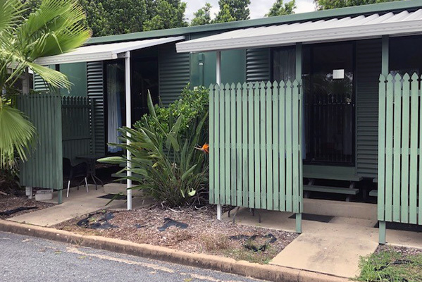 standard cabin exterior at the Jolly Collier
