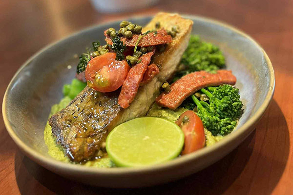 Typical daily special at the bistro