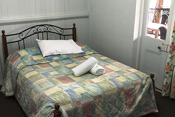 Typical double hotel room